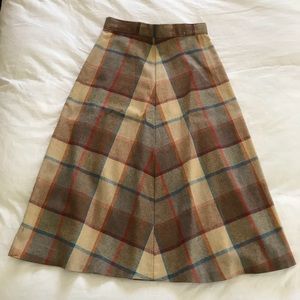 Plaid vintage skirt